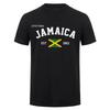 Fashion Jamaica Flag Tshirt Cotton Tshirt Funny Tops Tee Unisex Jamaican Tshirt Tees Gifts Camiseta Summer Streetwear HJ103