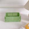 Color Organizing Storage Baskets Case Folding Student Desktop Basket Tape Stationery Plastic Foldable Container Storage Box