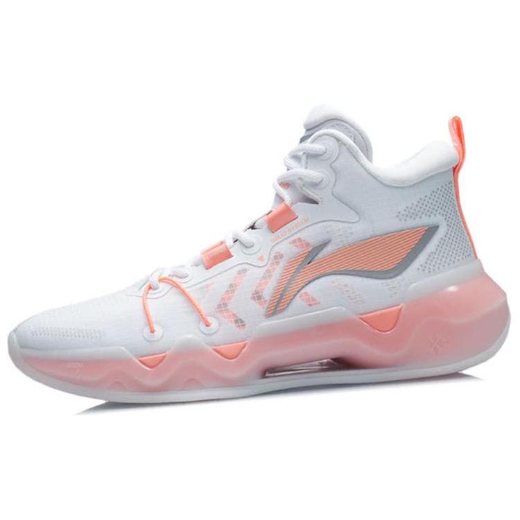 Li Ning Liren 2 Flat Cushioning Slip Resistant Abrasion Resistant Coverage Support Mid top Basketball Shoes Men's ABAR087-2