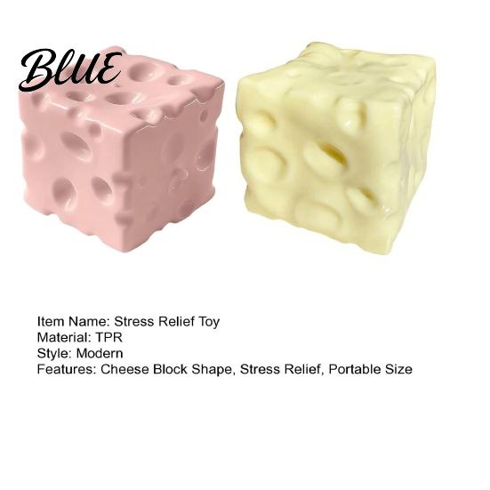 TPR Sýrová hračka 1/2 ks Růžová Mačkací Úleva od stresu Žlutý Blok Fidget Relaxační Falešná kostka Senzorická Relaxační Ruka