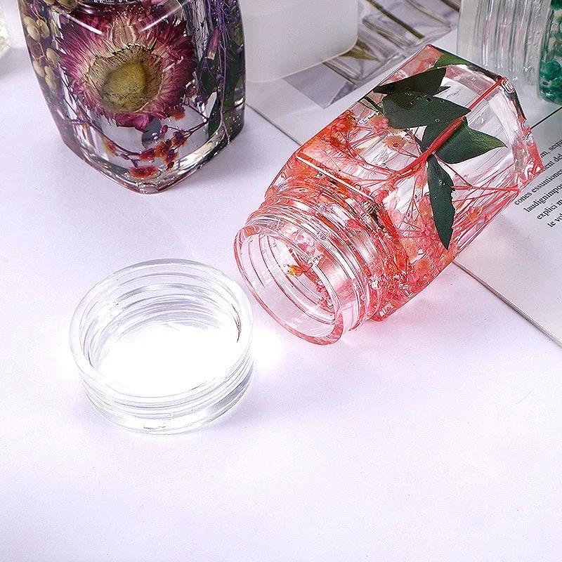 3D silikonová forma na láhev (Uvnitř prázdný) Výroba šperkovnic Pryskyřičné úložné potřeby Silikonové formy pro pryskyřičné umění Domácí dekorační forma