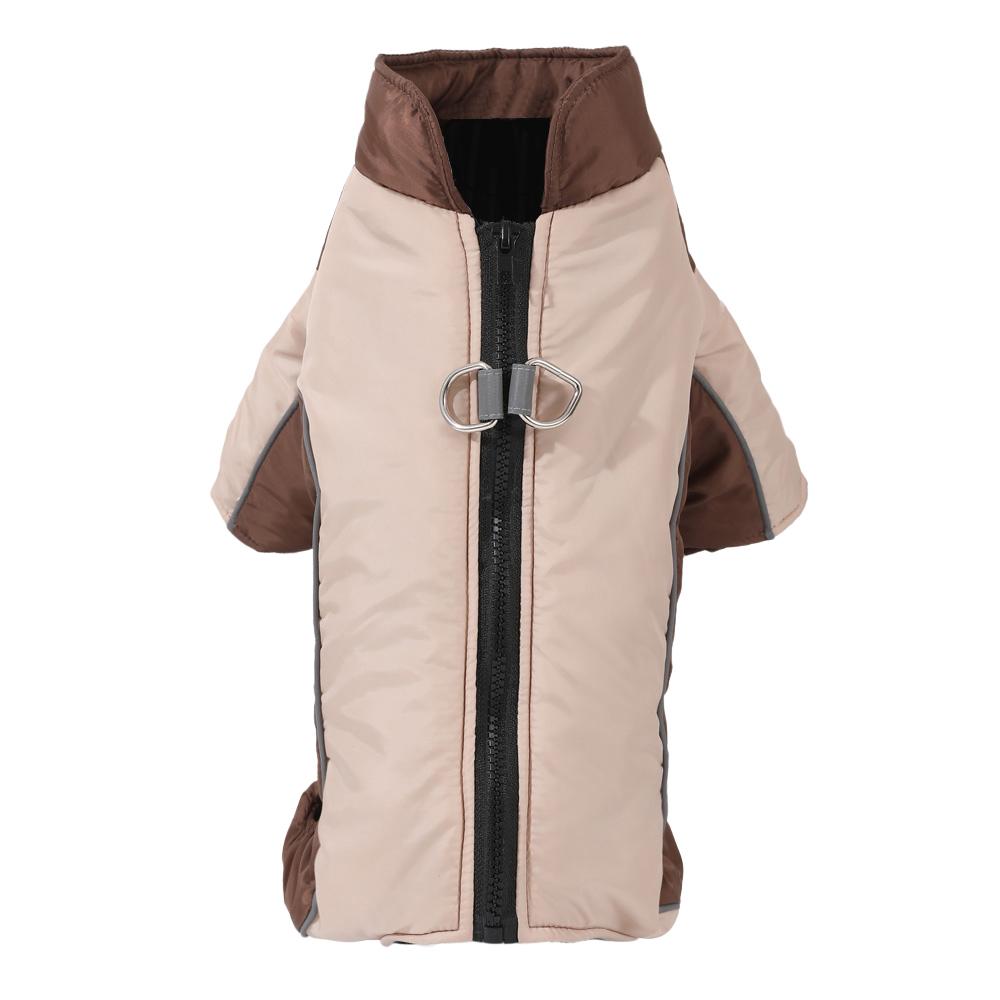 Verdickte Hunde-Overalls Winter Winddicht Warme Welpenjacke Für Kleine Mittelgroße Hunde Mit D-Ring Elastizität Reflektierend Chihuahua Yorkshire Haustierkleidung