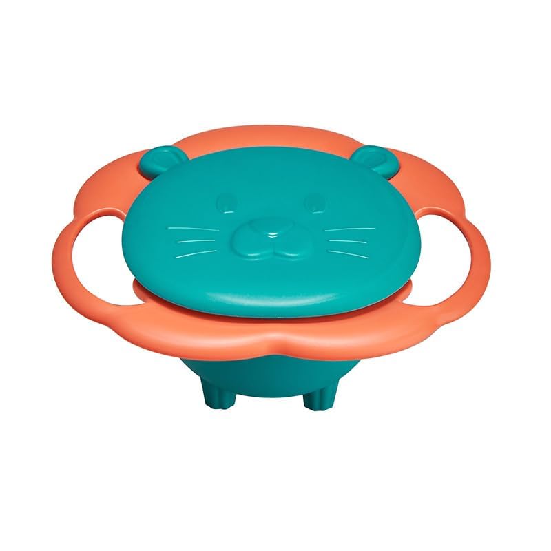 Spill Bowl for Kids: Rotation Spill Bowl 360 Degrees Rotating Tableware with Design Ideal for Mealtime