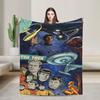 Soft Warm Blanket Travel Office S-Star T-Trek Ship Movie Throw Blanket Flannel Bedspread For Living Room Print Sofa Bed Cover