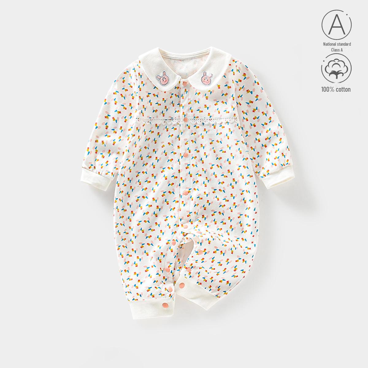 

Комбинезон из чистого хлопка для девочек на весну и осень - A-Class Crawling Outfit 66 cm