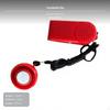 Universal Treadmill Emergency Stop Key, Attractive Button, Red Fastener ARound