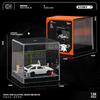 Collector 1/64 Car Model Parking Lot Small-scale Scene Acrylic Display Dust Cover Storage Box Friends Gifts Collect Ornaments