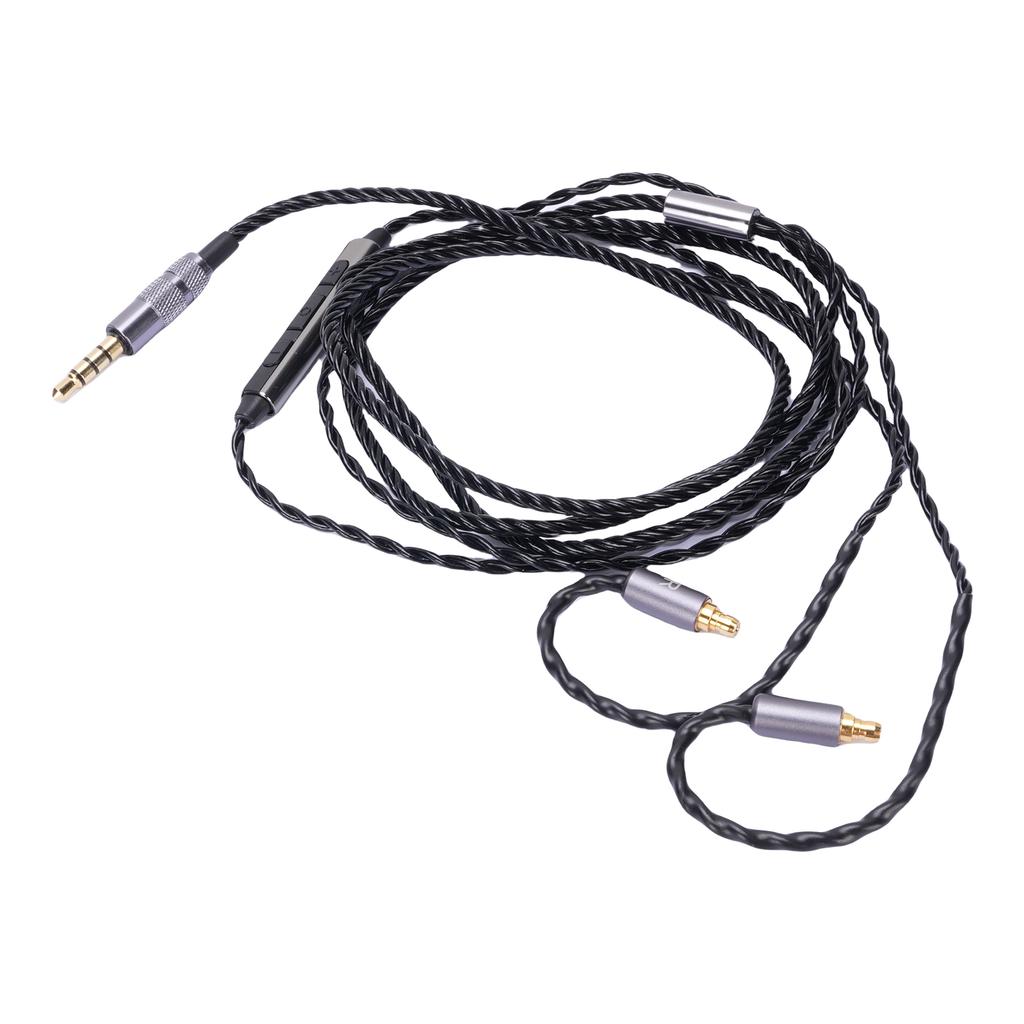 Headphone Cable Fit for IE100 IE400 IE500 with Mic 3.5mm Plug 3.94ft Long Improve Sound Quality Headphone Replacement