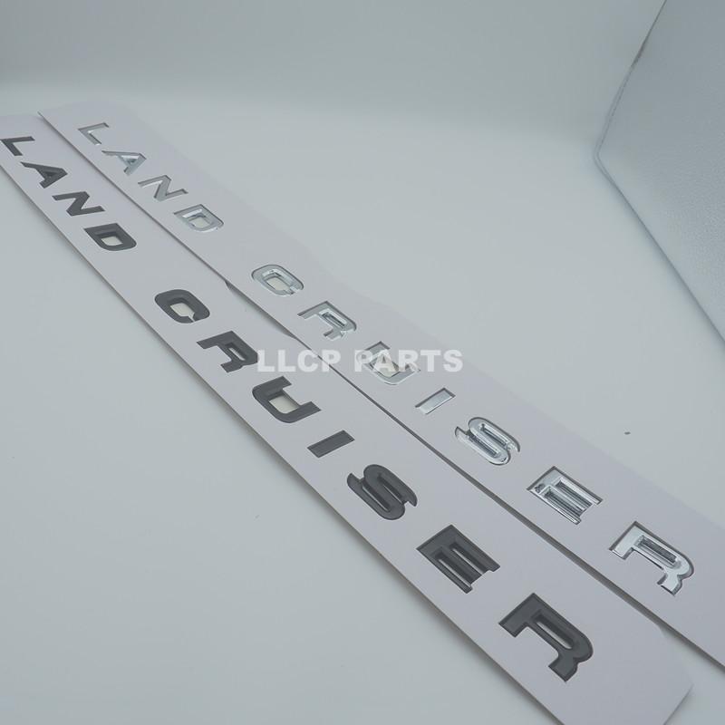 ALK2 For Toyota Land Cruiser 300 LC300 VXR GXR 2021-2023 3D ABS Letter Sticker Tailgate Badge Emblem Exterior Modification Sticker