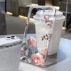Flower Transparent Phone Case For Motorola Moto Edge 40 Pro G53 G30 G32 G73 G72 G71 G22 G52 G60 G60S G9 Play Plus Floral Cover