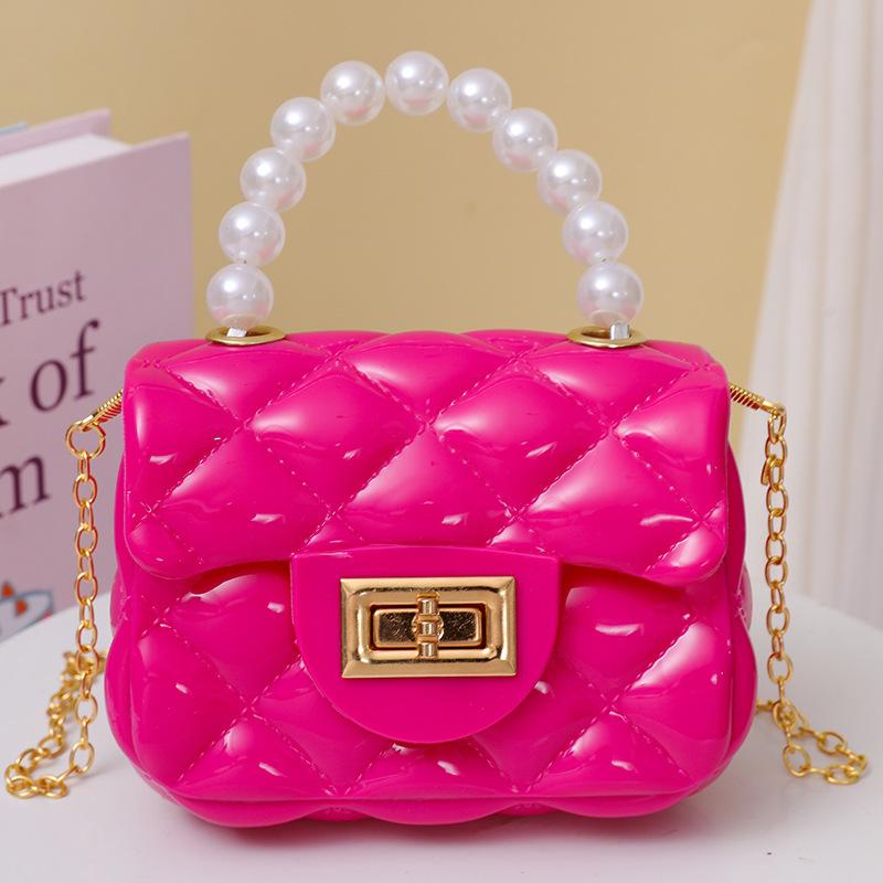 Fashion Kids PU Leather Crossbody Bags Girls Heart Shoulder Bags Children Mini Coin Purses Jelly Bag Kids Handbag Gifts