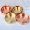 Nordic Retro Tray Round Brass Storage Rack Diaplay Mold Household Tool Home Living Room Vintage Decorative Ornament