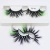 25mm Mink Eyelashes Newest Colored Lashes Dramatic Party Long Volume 3d Eyelashes Supplies Makeup False Eyelashes