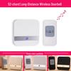 Smart Wireless Doorbell with Long-Range Remote and Elderly Call Button