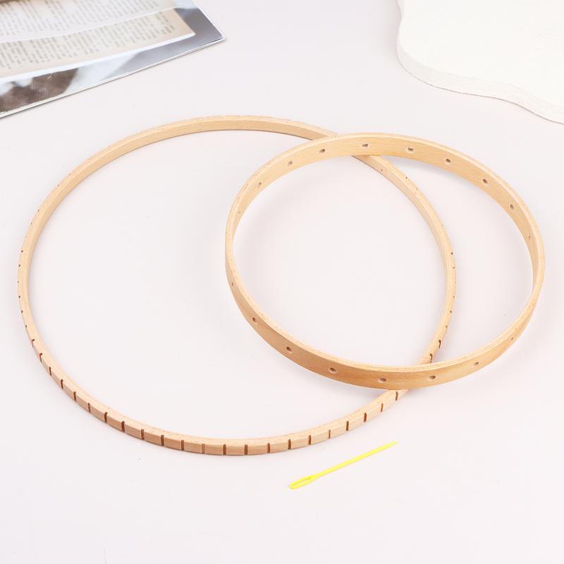 Cerchi in Legno Strumenti per Tessitura Fai da Te Telaio Circolare in Legno per Lavorare a Maglia Artigianato Appeso a Parete Decorazione Muro Casa Giardino