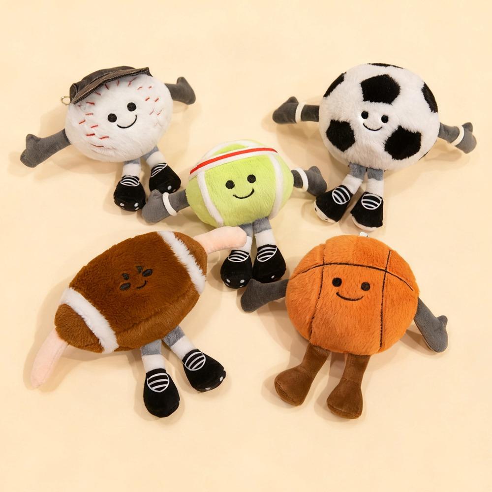 Bag Charming Football Stuffed Toy Rugby Tennis Golf Plush Doll Funny Plush Toys  Birthday Gifts