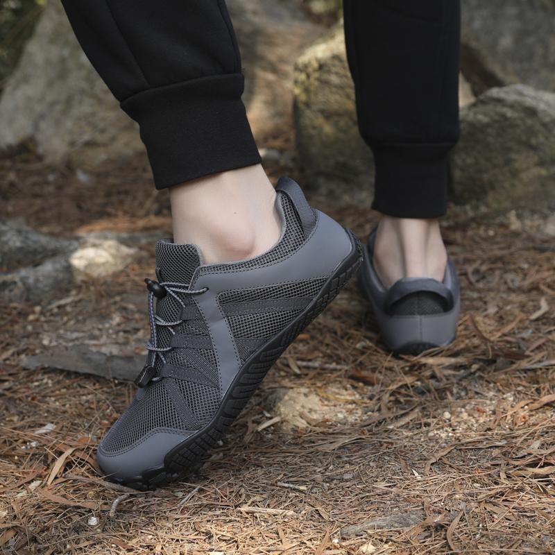 Hiking Sneakers Barefoot Sports Shoes Camping Trekking Shoes Non-slip Elastic Sole Breathable Mesh Fitness Training Footwear