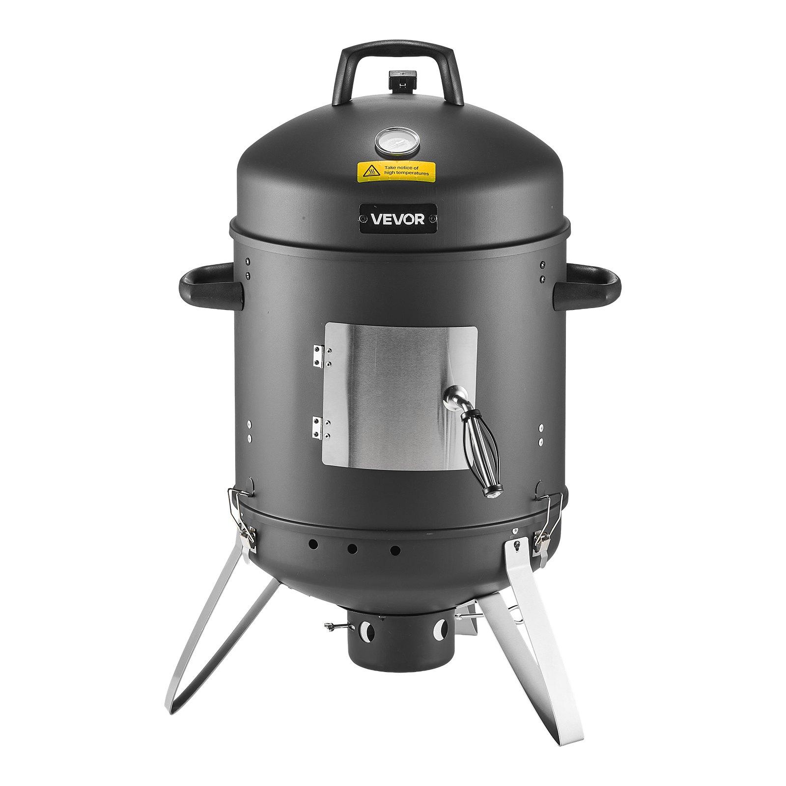 VEVOR Charcoal Smoker, 406mm Vertical Charcoal