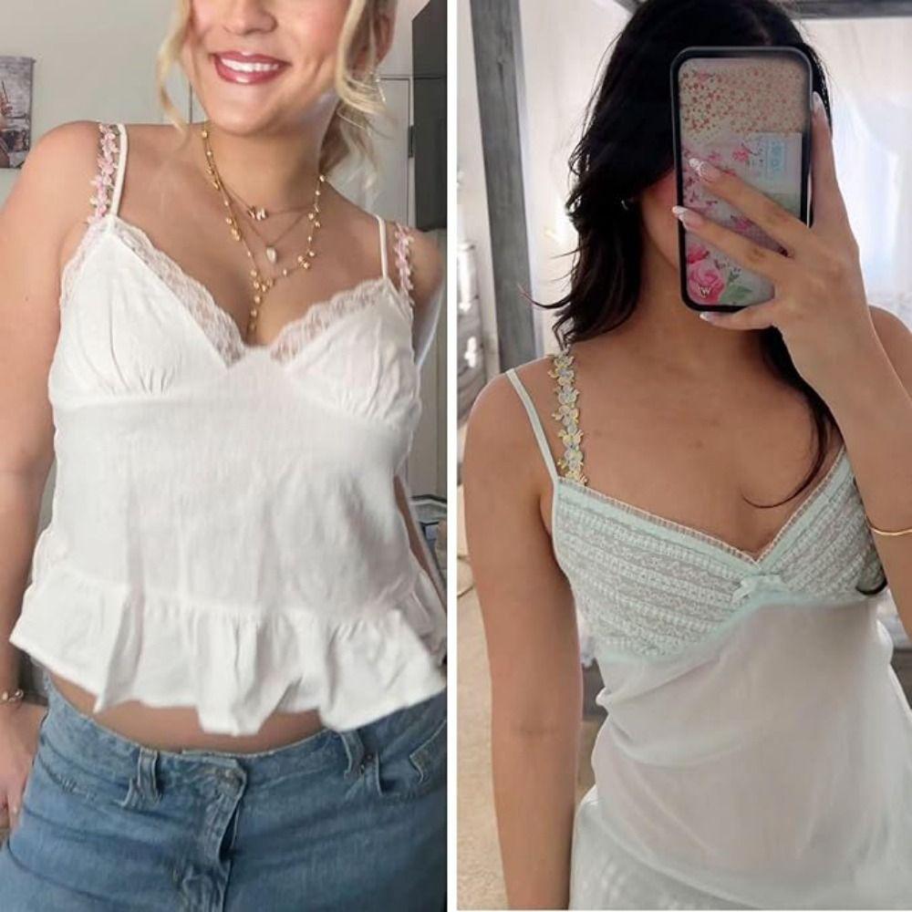 Abnehmbare florale BH-Träger, Spitzen-Schultergurte, neuer Ersatz-BH-Träger