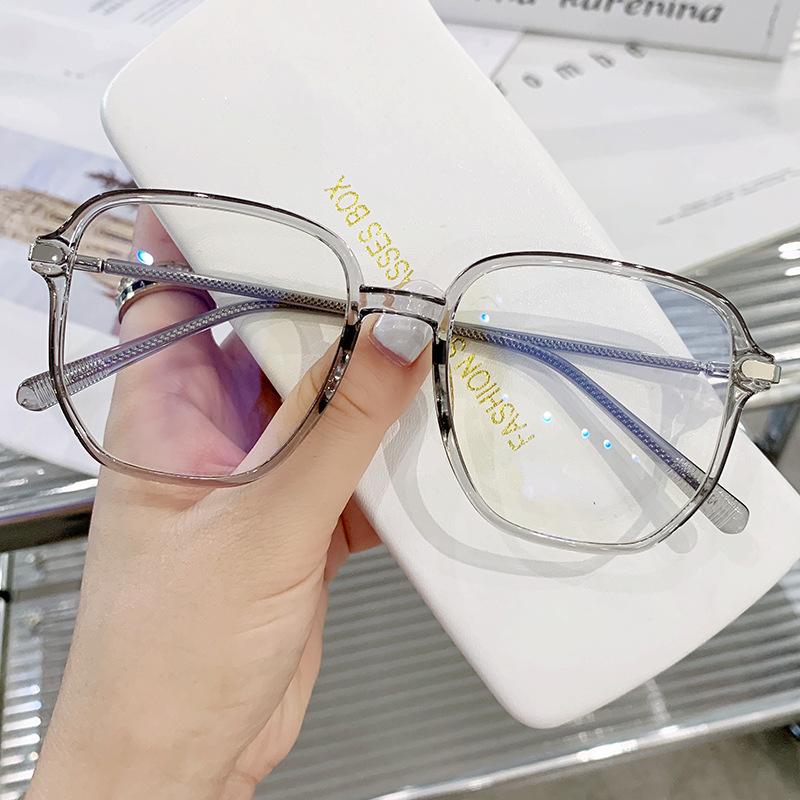 Vintage Oversized Square Gradient Reading Glasses Ultralight Business Presbyopia Eyeglasses Computer Anti Ray Eyeglasses