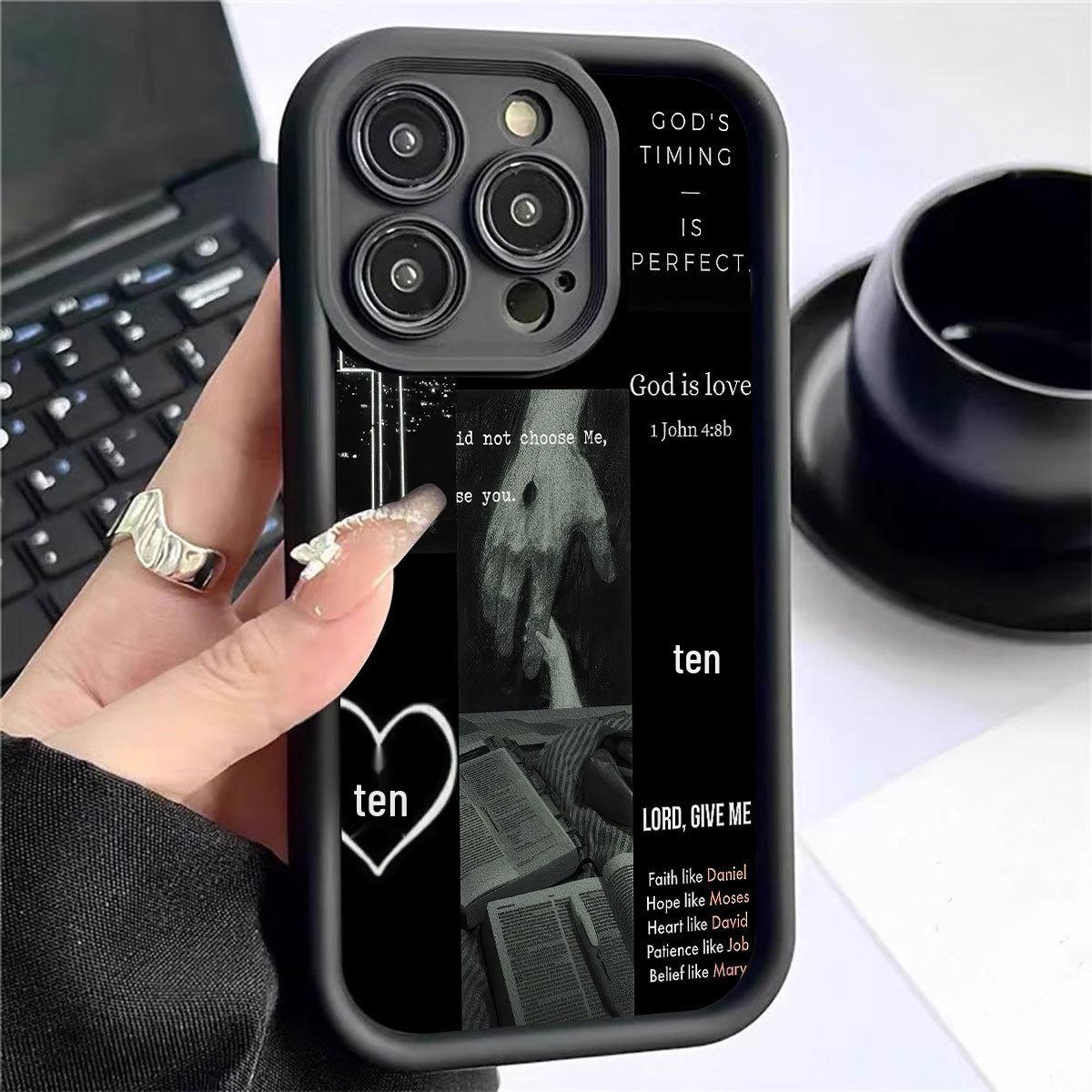New Groove Black Ladder iPhone Case for Models 15/16/17 Pro Max iPhone 13 Pro чёрный