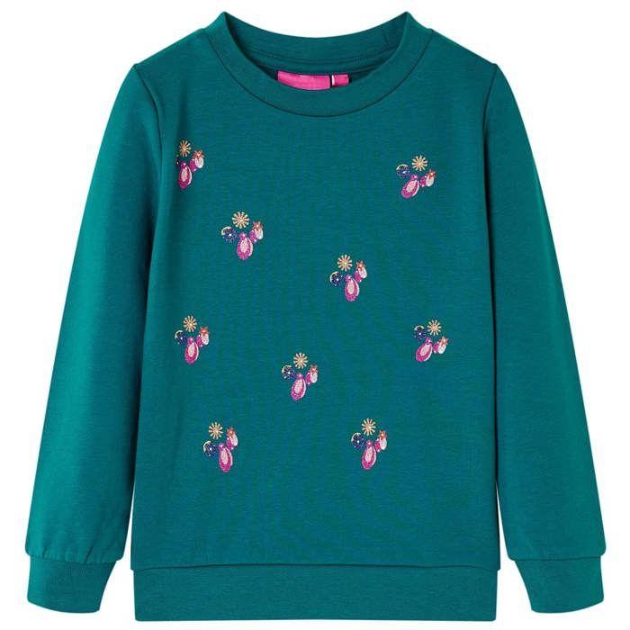 Dark Green Sweatshirt for Children 92/104/116/128/140