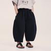 Boys Young Kids Loose Solid Casual Summer Cropped Pants