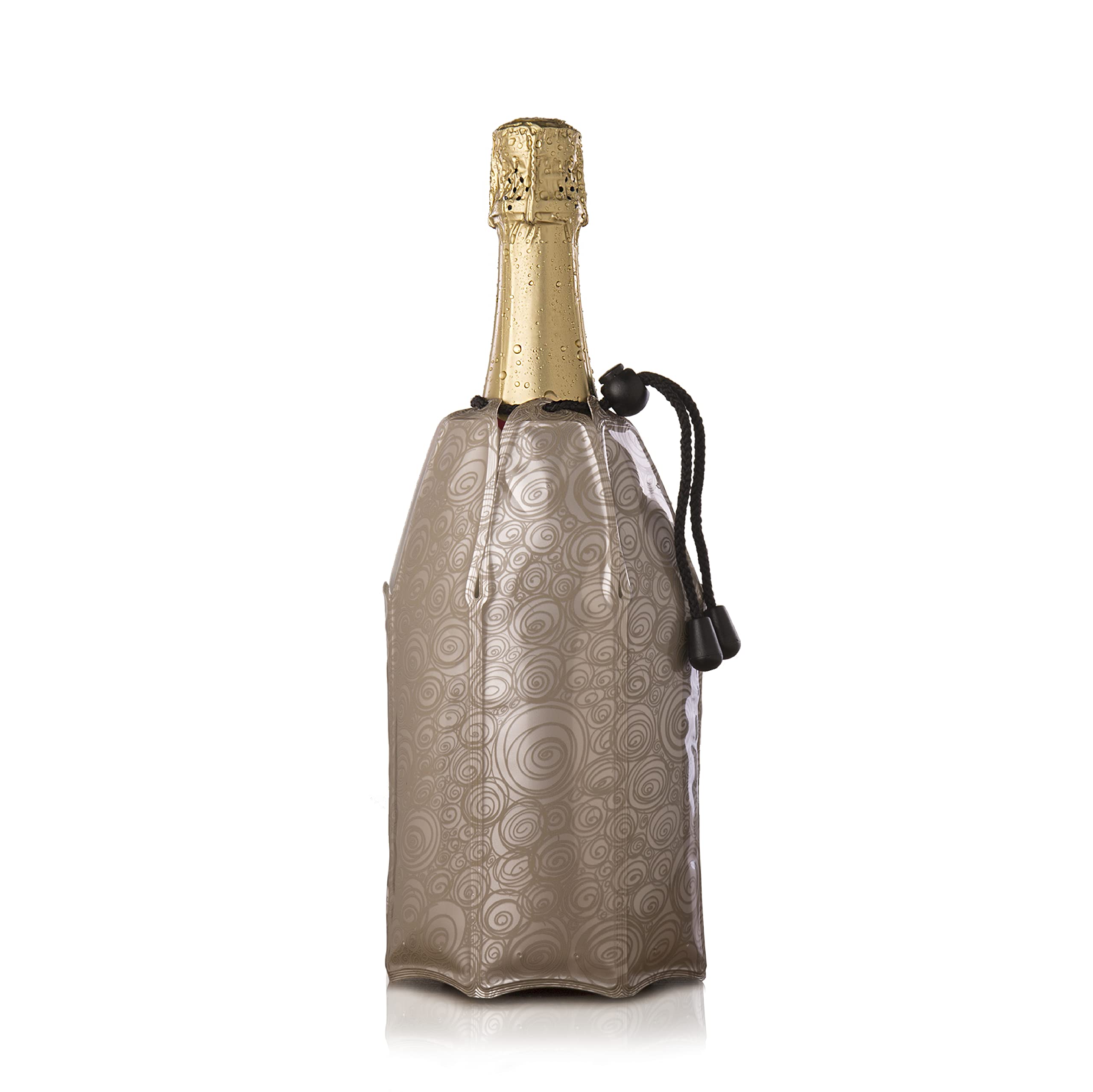 [Official Import] vacu vin Champagne Cooler, Platinum Pattern