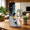Cute Cartoon Z-Doraemon Shockproof  Phone Case For Samsung S25,S24,S21,S22,S23,S30,Ultra,S20,Plus,Fe,Soft Silicone Black Cover