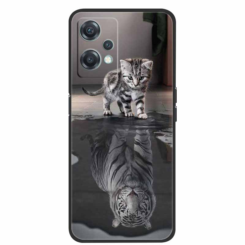 For OnePlus Nord CE 2 Lite 5G Cases Black Silicone Luxury Bumper TPU Case Cover Capa For OnePlus Nord CE 2 5G Shockproof Cases