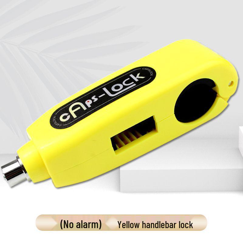 Anti-Theft Motorcycle Brake & Throttle Lock with Alarm
