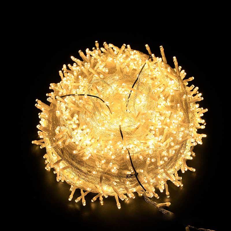 Black Scorpion LED Outdoor String Lights 20m 200 LEDs Flat Plug