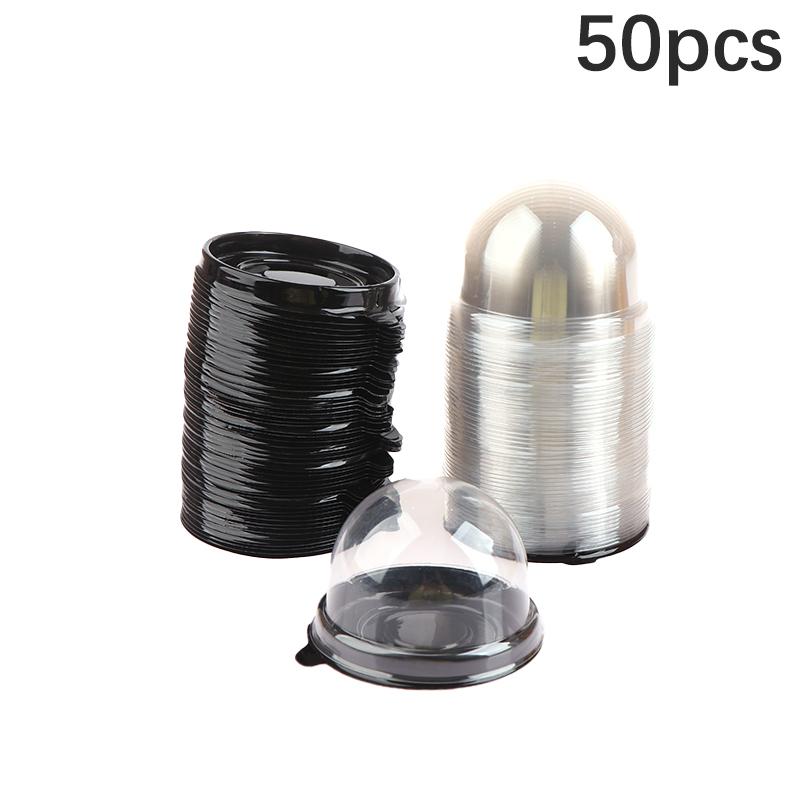 Clear Plastic Cake Boxes And Packaging Box Moon Cake Box Egg-Yolk Puff Blister Box Baking Decor Storage Container Dome Box