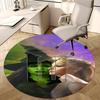 Wizard of Oz,Wicked Witch Chair Mat Round Rug Office Carpet, Machine Washable, Non Slip, Suitable for Living Rooms, Bedrooms