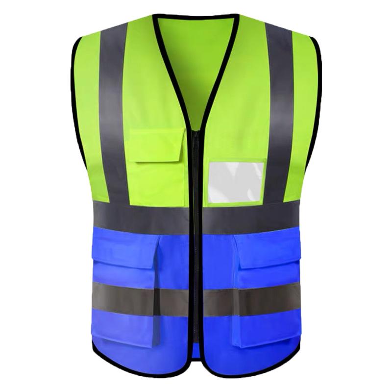 High-Visibility Reflective Safety Vest for Traffic and Construction Workers