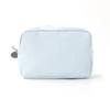 Contrast Color Striped Cosmetic Bag for Women Daily Casual Soft Zipper Makeup Storage Bag Portable Travel Outdoor Toiletry Bags