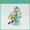 Pvc Hatsune Miku Model Ornament With Four Leaf Clover Style For Fans Gift