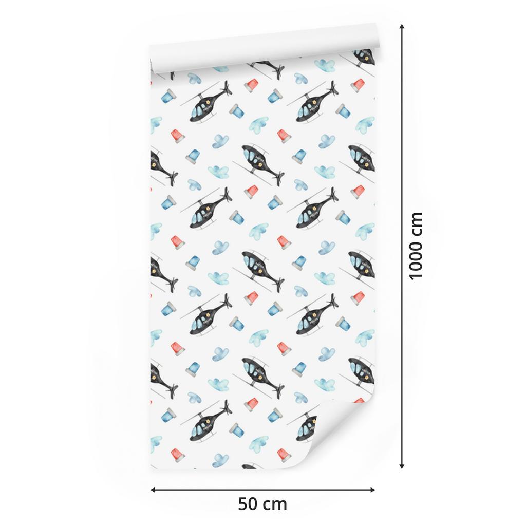 Helicopters wallpaper for living room and bedroom 50x1000