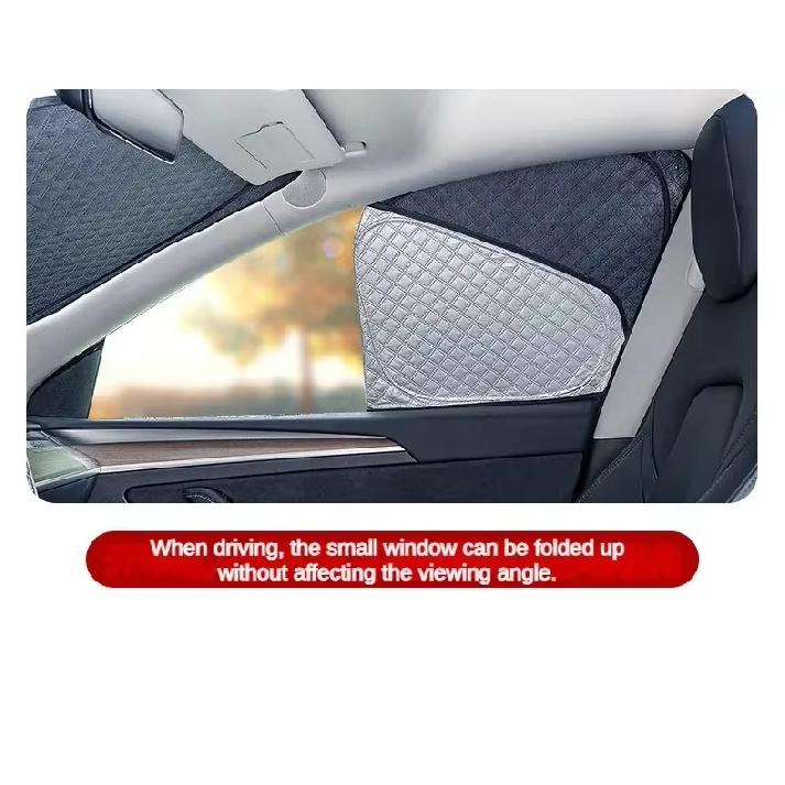 Upgraded Privacy Sunshades for Tesla Model Y / YL 2026 Side Window Windshield Blackout Sun Visor Camping Interior AccessoriesWindshield Sunshades 1