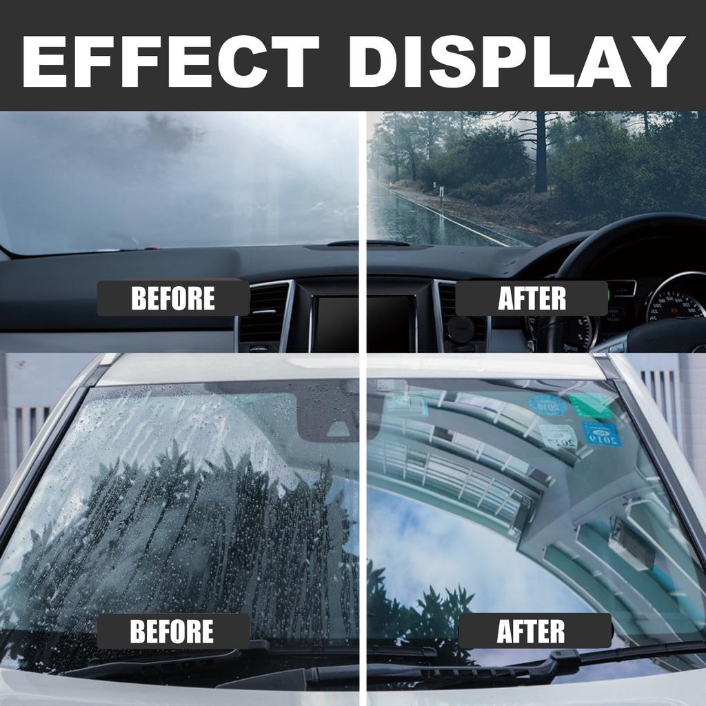 Rayhong Detergente per parabrezza automobilistico Pulizia del parabrezza automobilistico Macchie Antipioggia e rimozione della nebbia Detergente efficace multiuso