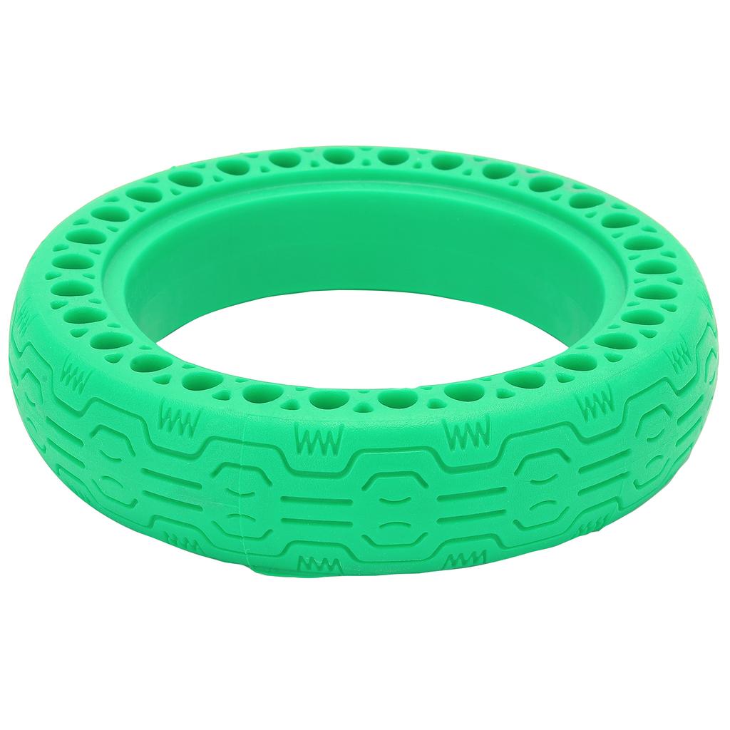 8.5x2.0 Electric Scooter Hollow Solid Tires Anti Puncture Non Slip Tyre for Xiaomi M365Green