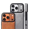 Bussiness PU Leather Magnetic Case for iPhone 17 Pro Max Air 15 14 Plus 12 13 16 E 17E For Magsafe Wireless Charge Shockproof Cover