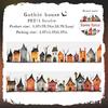 2m/roll Retro Halloween Party PET Stickers Creative Handbook Collage Decoration DIY Scrapbook Material Masking Tape
