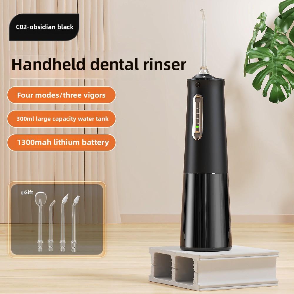 Dental Flusher Portable Water Floss Household Dental Cleaner Tartar Cleaning Electric Dental Cleaner