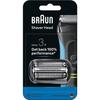 Tête de rasoir BRAUN Series 3+ - 2 grilles - Peigne MicroComb - 100 % fabriqué en Allemagne