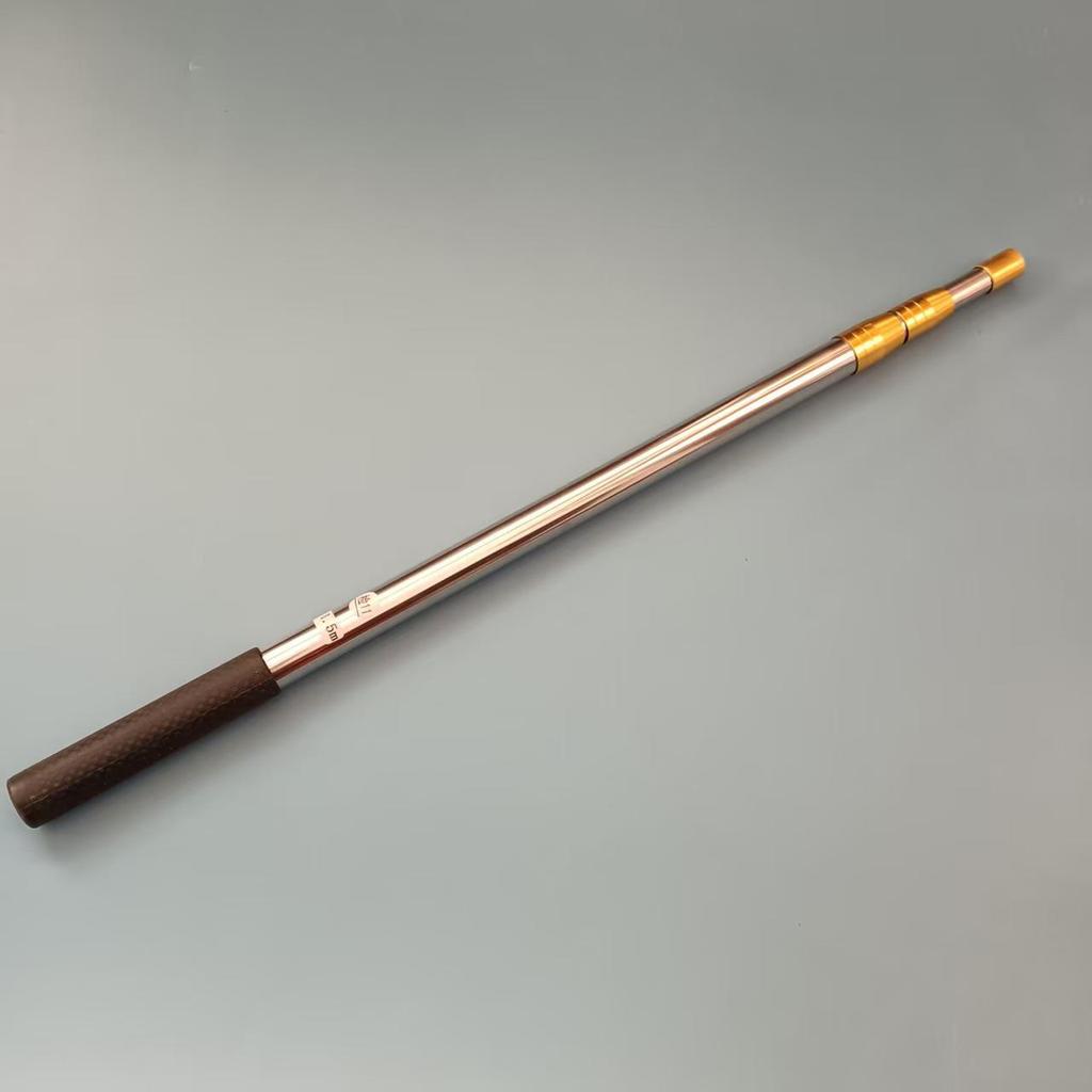 Premium Stainless Steel Fish Spear Set: Telescopic Rod with 4-Prong and 5-Prong Barbed Heads