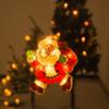 1pc Christmas Hanging LED Sucker Lamp Light Santa Claus Snowman Holiday Window Display New Year Decoration Xmas Party Supply