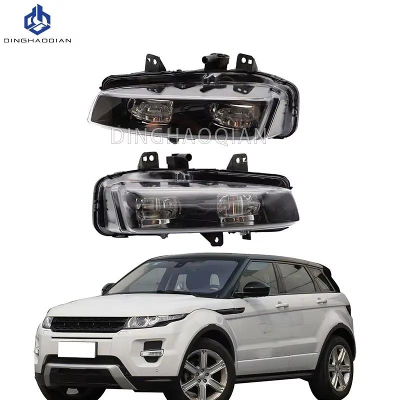 LED DRL Fog Lights for Land Rover Range Rover Evoque 2011-2015 1 Pair Black LED Daytime Running Light Fog Light Headlight