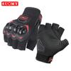 Mens Half-Finger Motorcycle Gloves Breathable Riding Protective Gear Motorbike Cycling