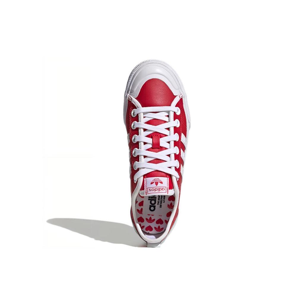Adidas Nizza RF Platform Heart Embossed - Scarlet Women Sneakers Red Cloud-White Core-Black FZ1841